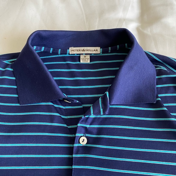 Peter Millar Golf Polo Sz M - Worn Once - Picture 1 of 2